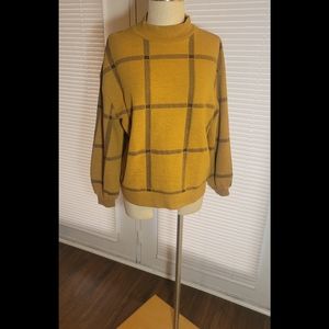 Sz M Ann Taylor gold top (part of a set)